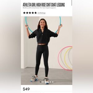 Athleta Girl High Rise Chit Chat Legging